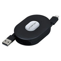 セイワ リールケーブル Type-A to L 充電ケーブル AL-355 1個（直送品）