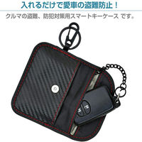 セイワ 電波遮断スマートキーケース カーボン 車用 WA-56 1個（直送品）