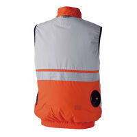 空調服（R）ベスト（ウェアのみ）オレンジ　3L KU92514R30S5 1着