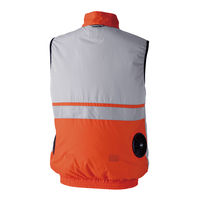 空調服（R）ベスト（ウェアのみ）オレンジ　Ｌ KU92514R30S3 1着