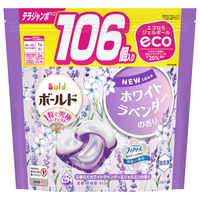 ボールド ジェルボール4D ホワイトラベンダー＆ジャスミン 詰め替え テラジャンボ 1セット（106粒入×3個） 洗濯洗剤 P＆G【旧品】