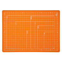 ナカバヤシ 折りたたみカッティングマットA4 オレンジ CTMO-A4OR 1セット(1個×5)