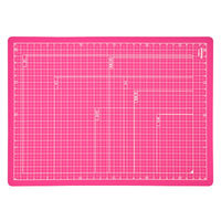 ナカバヤシ 折りたたみカッティングマットA4 ピンク CTMO-A4P 1セット(1個×5)