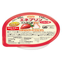 日清オイリオ MCTプリン エネプリン   介護 介護食品 やわらか食  デザート おやつ 高齢者   いちご味  3個