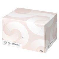 （限定）キッチンスポンジ 圧縮スポンジ 水でふくらむ 箱入り 1箱（20個入） オリジナル