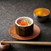 ヤマコー 十角切立珍味入 渋利休 27928 1個（直送品）