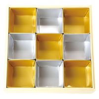 ヤマコー 重箱用 金色紙中子 6.5寸用 9割 G9 23469 1個（直送品）