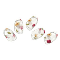 EDGEU（エッジユー） ハンドペインティングフラワー 28枚 ネイルシール アイエスリンク