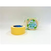 【ガムテープ】 再生PET布テープ 黄 幅50mm×長さ25m No.1605 寺岡製作所 1セット（5巻：1巻×5）