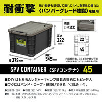 JEJアステージ　SPVコンテナ＃45 オリーブドラブ【バンパーグレード樹脂使用】　　1個