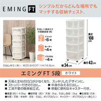 JEJアステージエミングＦＴ5段　ホワイト1台