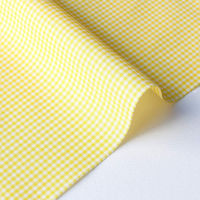 双日ファッション 40sギンガムチェック 小 巾110cm×10m切売カット イエロー B53000Z-103-10M（直送品）