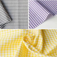 40sギンガムチェック 中 巾110cm×10m切売カット ピンク B53000Z-201-10M 1セット(巾110cm×10（直送品）