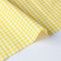 日本紐釦貿易 40sギンガムチェック 中 巾110cm×10m切売カット イエロー B53000Z-203-10M（直送品）