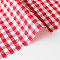 40sギンガムチェック 大 巾110cm×10m切売カット レッド B53000Z-304-10M 1セット(巾110cm×10（直送品）