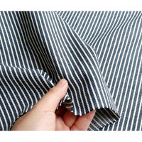 ヒッコリーストライプ柄生地 110cm幅×9m切売カット 3A紺/白 ICH1015-3A ICH1015-3A-9M（直送品）