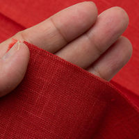 日本紐釦貿易 モーリーむら染生地 巾112cm×2m切売カット 赤系 KW7190-6-2M 1セット(2m切売カット)（直送品）