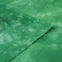 Kathy Mom ラニダイ むら染め 生地 Island Steyle 47 モロカイ グリーン系 巾110cm×7m切売カット MT65（直送品）