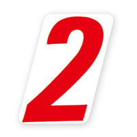 ＨＥＩＫＯ　ナンバーセルフ ＳＳ 2　赤　007061302　１束（120枚入）