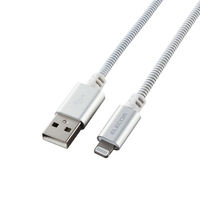 エレコム ライトニングケーブル USBーA to Lightning 1.5m 高耐久 白 PETーALMT15WH 1個