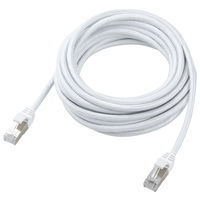 エレコム LANケーブル CAT7 5m 爪折れ防止 高耐久 メッシュケーブル 白 ECLDーTWSM/WH50 1個