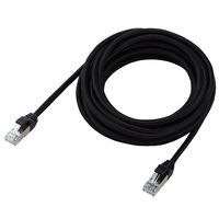 エレコム LANケーブル CAT8 5m 爪折れ防止 高耐久 メッシュケーブル 黒 ECLDーOCM/BK50 1個