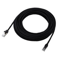 エレコム LANケーブル CAT8 10m 爪折れ防止 高耐久 メッシュケーブル 黒 ECLDーOCM/BK100 1個