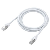 エレコム LANケーブル CAT8 2m 爪折れ防止 高耐久 メッシュケーブル 白 ECLDーOCM/WH20 1個