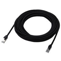 エレコム LANケーブル CAT7 10m 爪折れ防止 高耐久 メッシュケーブル 黒 ECLDーTWSM/BK100 1個