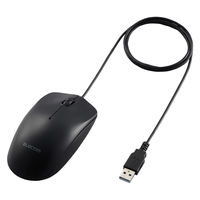 エレコム 有線 マウス USB 3ボタン RoHS指令準拠 ブラック MーLE10URABK 1個