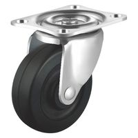 サンワサプライ 汎用キャスター 75mm径 2個セット(フリー)ゴム製 CST-75E-FRE2 1セット(2個入)（直送品）