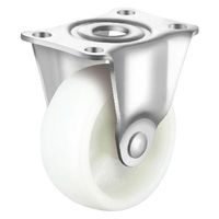 サンワサプライ 汎用キャスター 75mm径 2個セット(固定)ナイロン製 CST-75N-FIX2 1セット(2個入)（直送品）