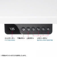 サンワサプライ e電動昇降デスク 受注生産品 幅1000×奥行650mm ブラック ERD-ER10060BK 1台（直送品）