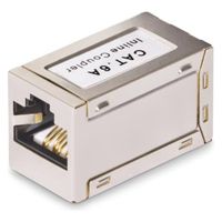 Startech.com LANケーブル延長コネクター CAT6A シールド付 メス-メス RJ45中継 IN-CAT6A-COUPLER-S1 1個