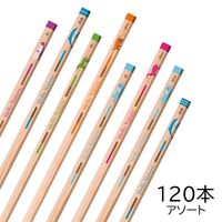 【アウトレット】【Goエシカル】訳あり トンボ鉛筆 かきかた鉛筆ハローネイチャー わくわくアソート120本パック 1セット（1本×120）