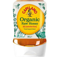 明治屋 カピラーノ オーストラリア産 オーガニックローハニー 340g 1セット（1個×8）