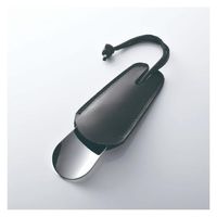 カクセー 靴ベラ (革付き) ステンレス ミラー仕様 5052 1個（直送品）