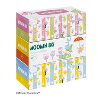 ティッシュペーパー 200組 MOOMIN（ムーミン）プレミアムライトローションティシュ 1個
