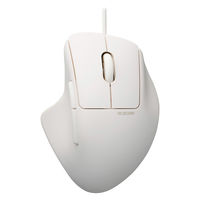 マウス 有線 静音マウス 5ボタン+チルト Mサイズ 白 M-SH30UBSKWH エレコム 1個