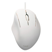 マウス 有線 静音マウス 3ボタン Sサイズ 白 M-SH11UBSKWH エレコム 1個