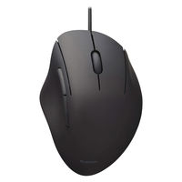 マウス 有線 静音マウス 5ボタン Mサイズ 黒 M-SH20UBSKBK エレコム 1個