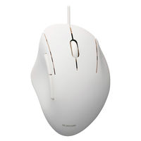 マウス 有線 静音マウス 5ボタン Mサイズ 白 M-SH20UBSKWH エレコム 1個