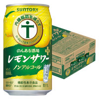 ノンアルコール チューハイ のんある酒場 レモンサワー＋プラス ノンアル 缶 350ml 1ケース(24本)