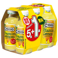 【数量限定】Ｃ1000　ビタミンレモン　140ml×5本＋1本おまけ付　6パック　ハウス食品　炭酸飲料