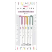 ゼブラ マイルドライナー 落ち着きマイルド5色セット 蛍光ペン WKT7ー5CーOT 1セット（1パック（5色）×10）