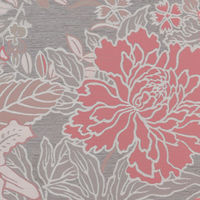 川島織物セルコン フィーロヒャッカ 座布団カバー ピンク LL1108_10P 1枚（直送品）