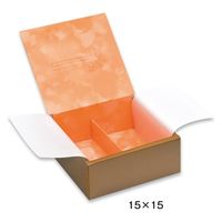 柳井紙工 食品箱 ギフトケース 33035 ゾート ノーベル 15x15 4525241121377 1セット(100枚入)（直送品）