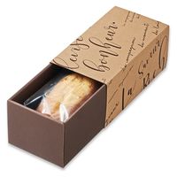 柳井紙工 食品箱 ギフトケース 20354 レトラ 16×8 4525241122046 1セット(100枚入)（直送品）