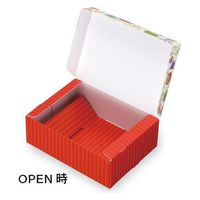 柳井紙工 食品箱 カジュアルギフト 26561 スライドオープンG13×18Fガーデン 4525241123852 1セット(100枚入)（直送品）