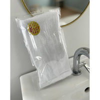 超薄手の白タオル/「夏たび」のシールを貼っています/木綿地付き100匁=約31g 401000-1P-natsu-120 1箱(120個入)（直送品）